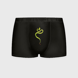 Мужские трусы Символ Нового 2025 года свернутая змея