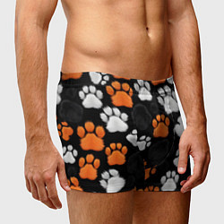 Трусы-боксеры мужские Мохнатые лапки, цвет: 3D-принт — фото 2