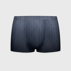 Мужские трусы Тёмный серо-синий градиент текстурированный с узор