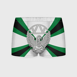 Трусы-боксеры мужские Железнодорожные войска, цвет: 3D-принт
