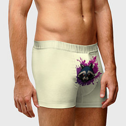 Трусы-боксеры мужские Дикий енот, цвет: 3D-принт — фото 2