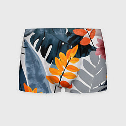 Мужские трусы Контрастные листья