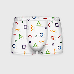 Трусы-боксеры мужские Геометрический хаос, цвет: 3D-принт