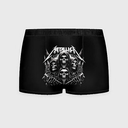 Мужские трусы Metallica - four skulls