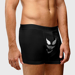 Трусы-боксеры мужские Веном во тьме, цвет: 3D-принт — фото 2