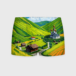 Мужские трусы Русская душа и поле