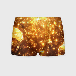 Мужские трусы Золотые блестки потертая текстура