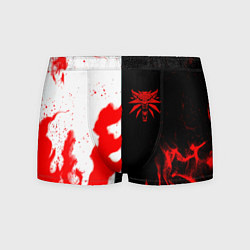 Трусы-боксеры мужские Ведьмак огненный, цвет: 3D-принт