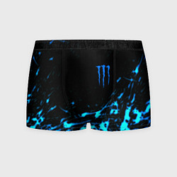 Мужские трусы Monster energy голубые краски