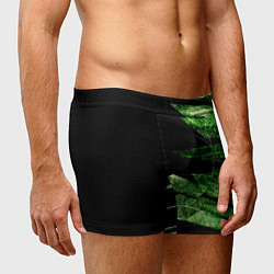 Трусы-боксеры мужские Color green black, цвет: 3D-принт — фото 2