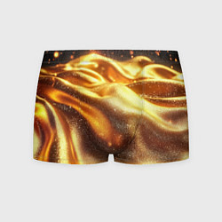 Мужские трусы Золотая текстура волнистая