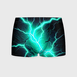 Мужские трусы Color light blue black