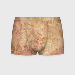 Трусы-боксеры мужские Абстракция - marble red, цвет: 3D-принт