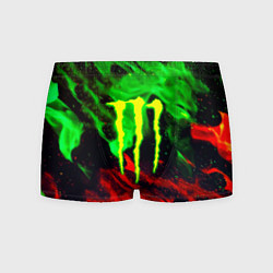 Мужские трусы Monster energy огонь лого