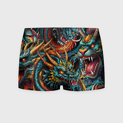 Мужские трусы Татуировка дракона ирезуми