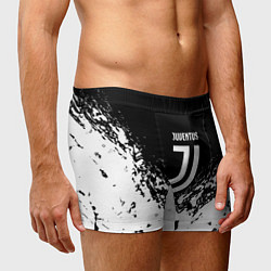 Трусы-боксеры мужские Juventus брызги красок, цвет: 3D-принт — фото 2