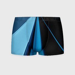 Трусы-боксеры мужские Black blue, цвет: 3D-принт