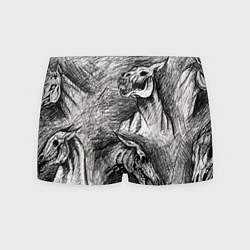 Мужские трусы Черепа лошадей