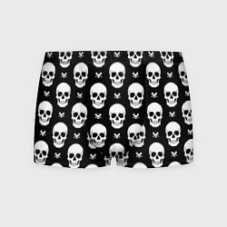 Мужские трусы Черепной фон