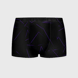 Трусы-боксеры мужские Color purple line, цвет: 3D-принт