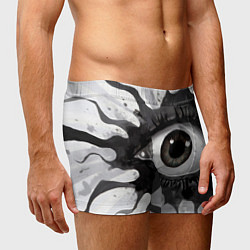 Трусы-боксеры мужские Глаз и щупальца - психоделика, цвет: 3D-принт — фото 2