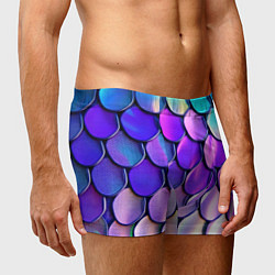 Трусы-боксеры мужские Мазки краски с градиентом, цвет: 3D-принт — фото 2