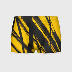 Мужские трусы Абстракция на желтом