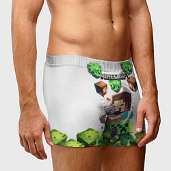 Трусы-боксеры мужские World of minecraft, цвет: 3D-принт — фото 2