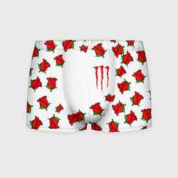 Мужские трусы Monster energy steel rose