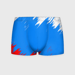 Трусы-боксеры мужские Патриот Россия - флаг, цвет: 3D-принт