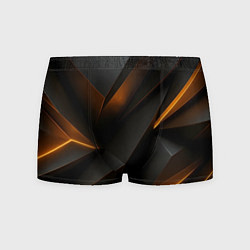 Мужские трусы Черная текстура с углами