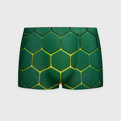 Мужские трусы Зеленые плиты с желтым светом