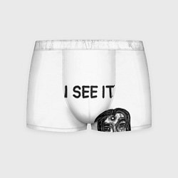 Трусы-боксеры мужские I See it - для тех, кто давно уже всё понял, цвет: 3D-принт