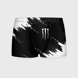 Мужские трусы Monster energy краски штрихи белые