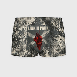 Трусы-боксеры мужские Linkin Park - Hybrid Theory, цвет: 3D-принт