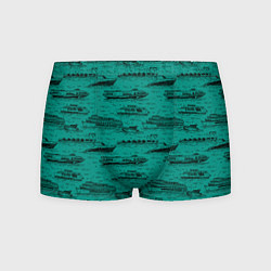Трусы-боксеры мужские Корабли плывут по Неве, цвет: 3D-принт