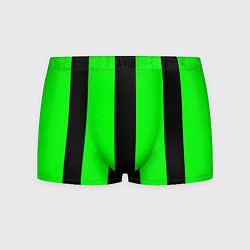 Трусы-боксеры мужские Color green black line, цвет: 3D-принт