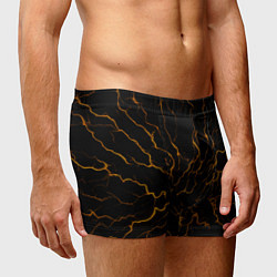 Трусы-боксеры мужские Разряды электричества текстура, цвет: 3D-принт — фото 2