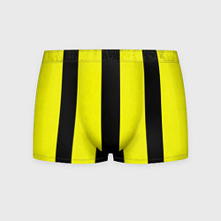 Трусы-боксеры мужские Color yellow black line, цвет: 3D-принт
