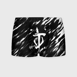 Мужские трусы Doom штрихи красок