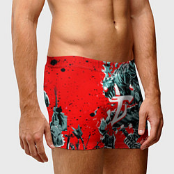Трусы-боксеры мужские Doom samurai steel, цвет: 3D-принт — фото 2