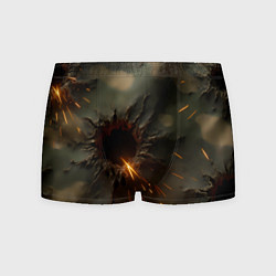 Мужские трусы Следы от пуль на камуфляже