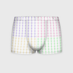 Мужские трусы Color white multicolored stripes