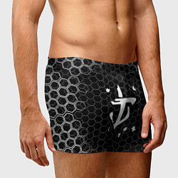 Трусы-боксеры мужские Doom соты текстура, цвет: 3D-принт — фото 2