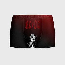 Трусы-боксеры мужские AcDc - gradient, цвет: 3D-принт