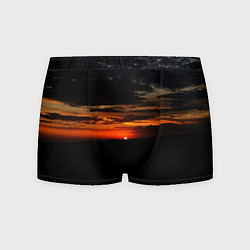 Трусы-боксеры мужские Закат на плато, цвет: 3D-принт