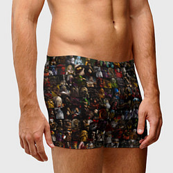 Трусы-боксеры мужские Дисайплс 2 - Портреты юнитов паттерн, цвет: 3D-принт — фото 2