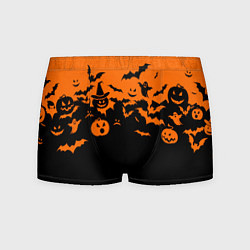 Мужские трусы Хэллоуин тыквы и призраки