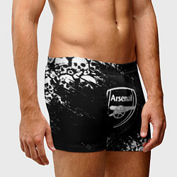 Трусы-боксеры мужские Арсенал черепа краски, цвет: 3D-принт — фото 2