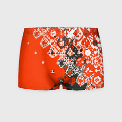 Трусы-боксеры мужские Красно-черная метаморфоза, цвет: 3D-принт